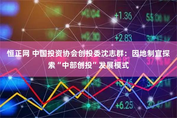 恒正网 中国投资协会创投委沈志群：因地制宜探索“中部创投”发展模式